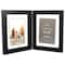 Expressions™ 2 Opening 6" x 8" Black Hinge Float Frame by Studio Décor®